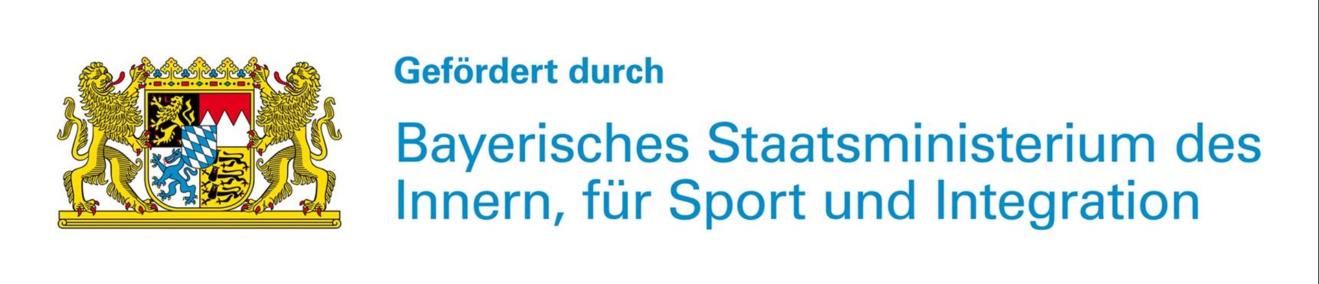 Gefördert durch Bayerisches Staatsministerium des Innern, für Sport und Integration